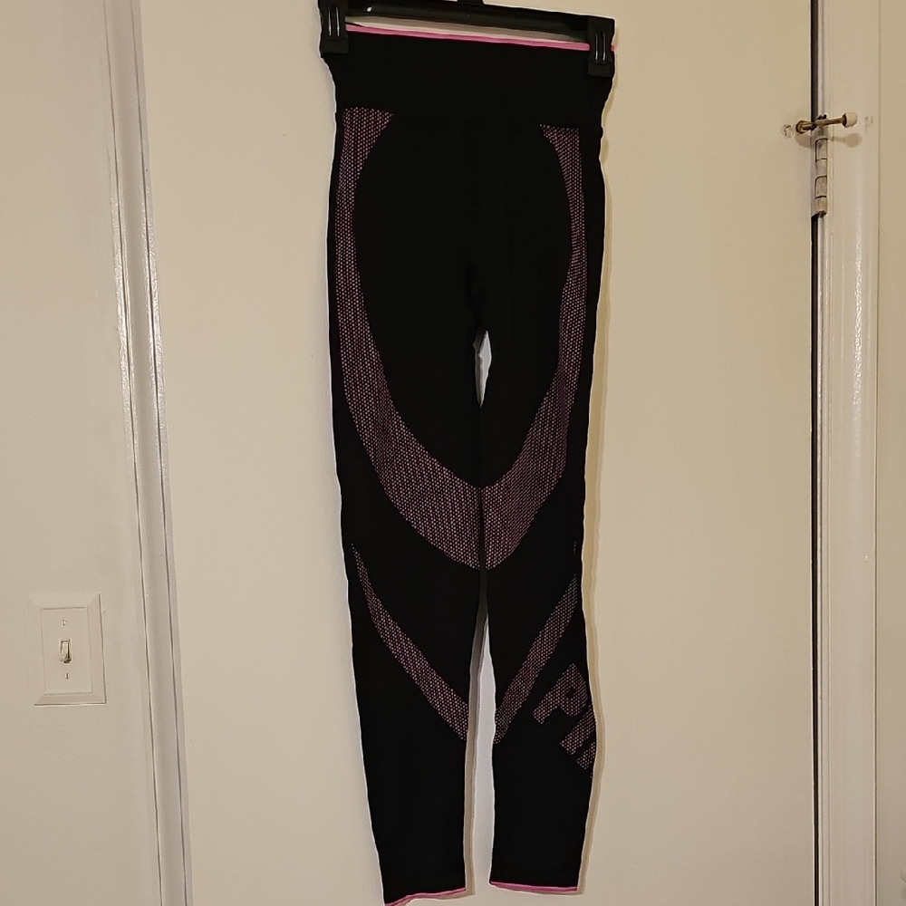 Black and Pink Leggings